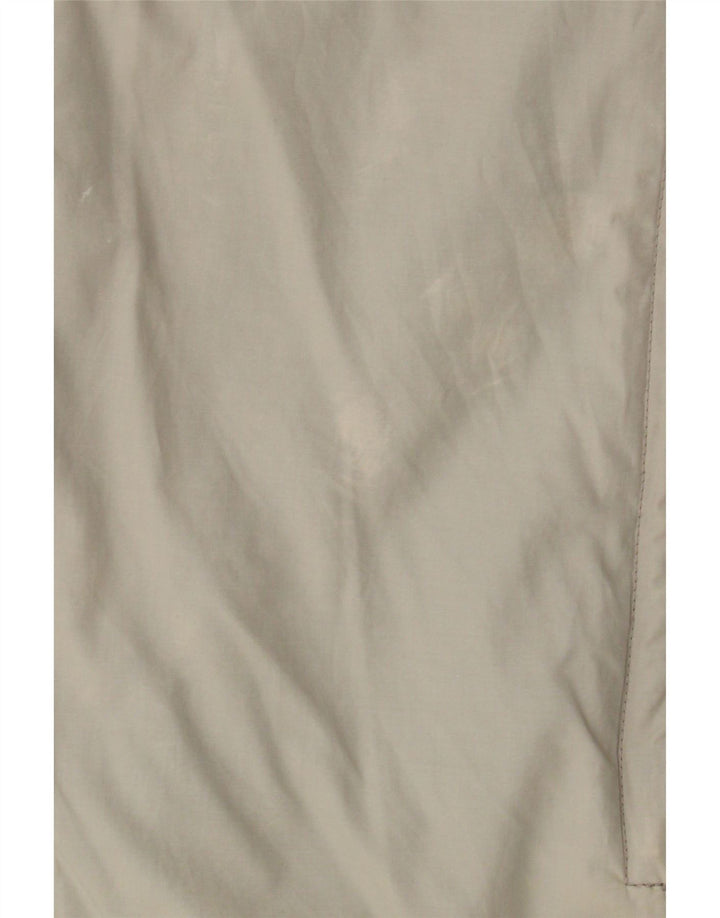 Lyle & Scott Ανδρικό μπουφάν βροχής με κουκούλα UK 36 Small Beige Nylon