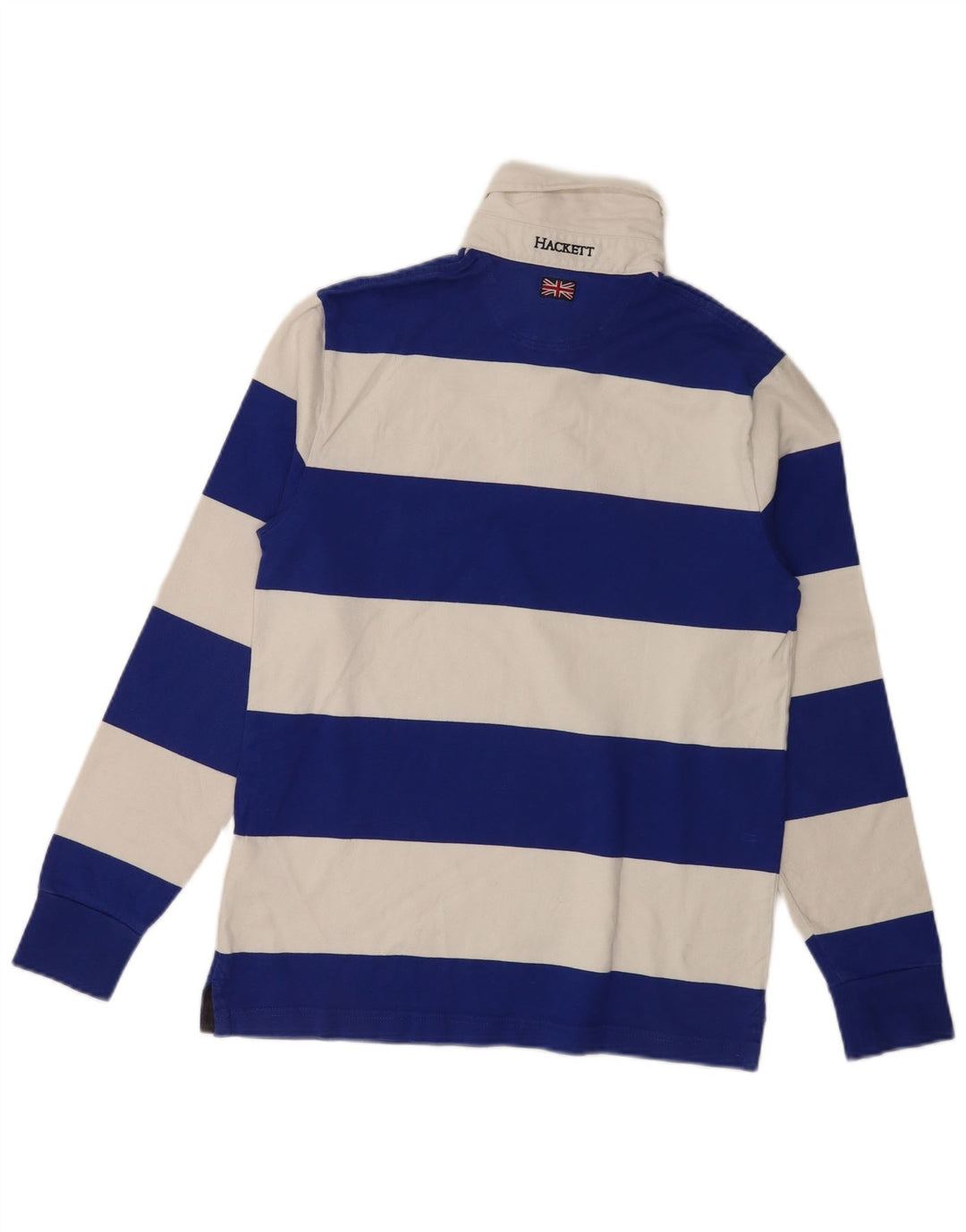 Ανδρικό μπλουζάκι ράγκμπι πόλο Hackett Tailored Fit Μικρό μπλε ριγέ