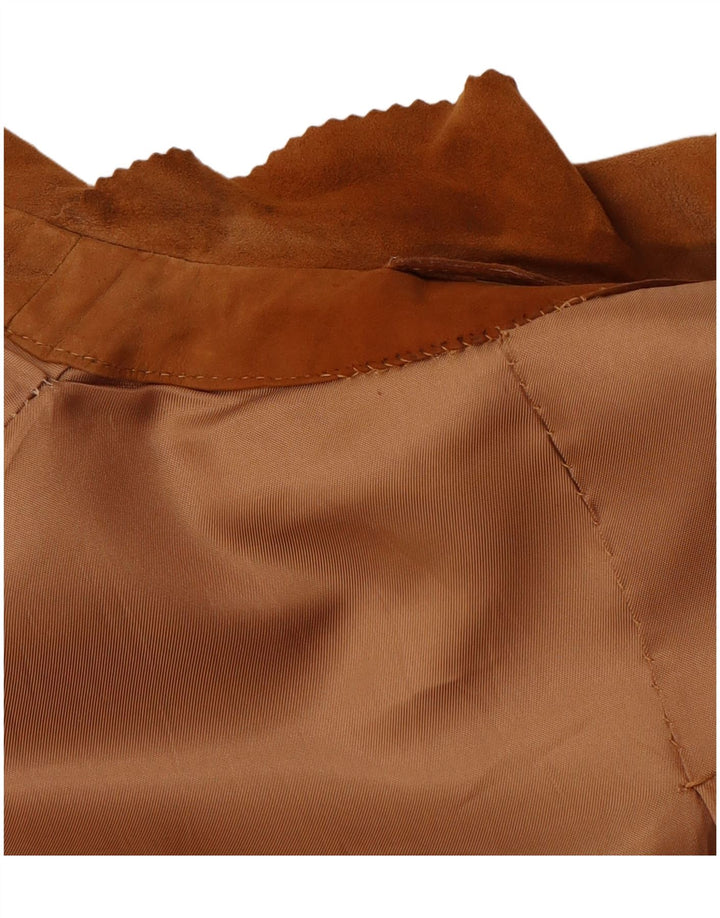 Vintage Ανδρικό Suede Jacket UK 38 Medium Brown