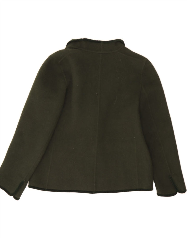 VINTAGE Womens Double Breasted Blazer Jacket IT 48 XL Green Vintage Vintage and Second-Hand Vintage from Messina Hembry 