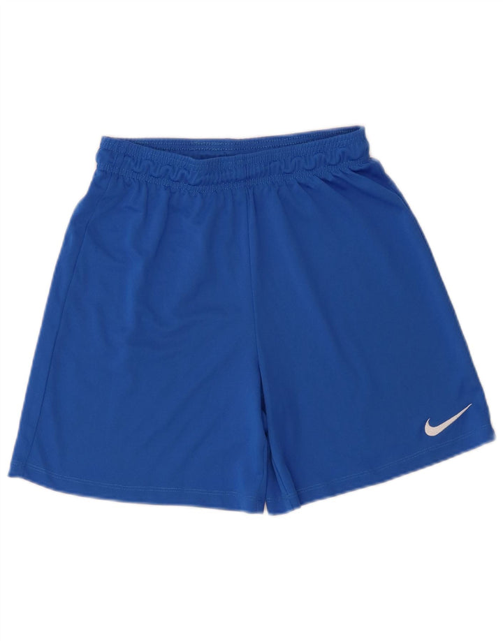 Αθλητικό σορτς Nike Boys Dri Fit 12-13 ετών Μεγάλο μπλε πολυεστέρα