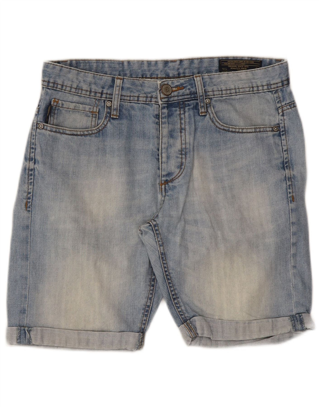 Ανδρικό τζιν σορτς Jack & Jones W32 Medium Blue