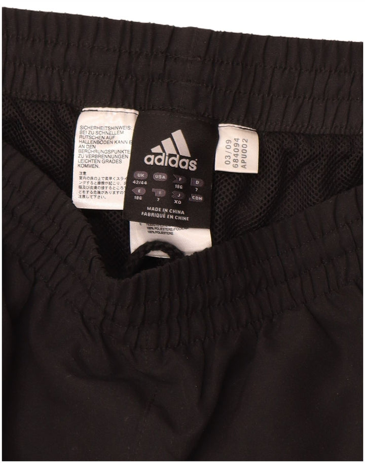 Ανδρική φόρμα ADIDAS Παντελόνι Joggers UK 42/44 μεγάλο μαύρο πολυεστέρα