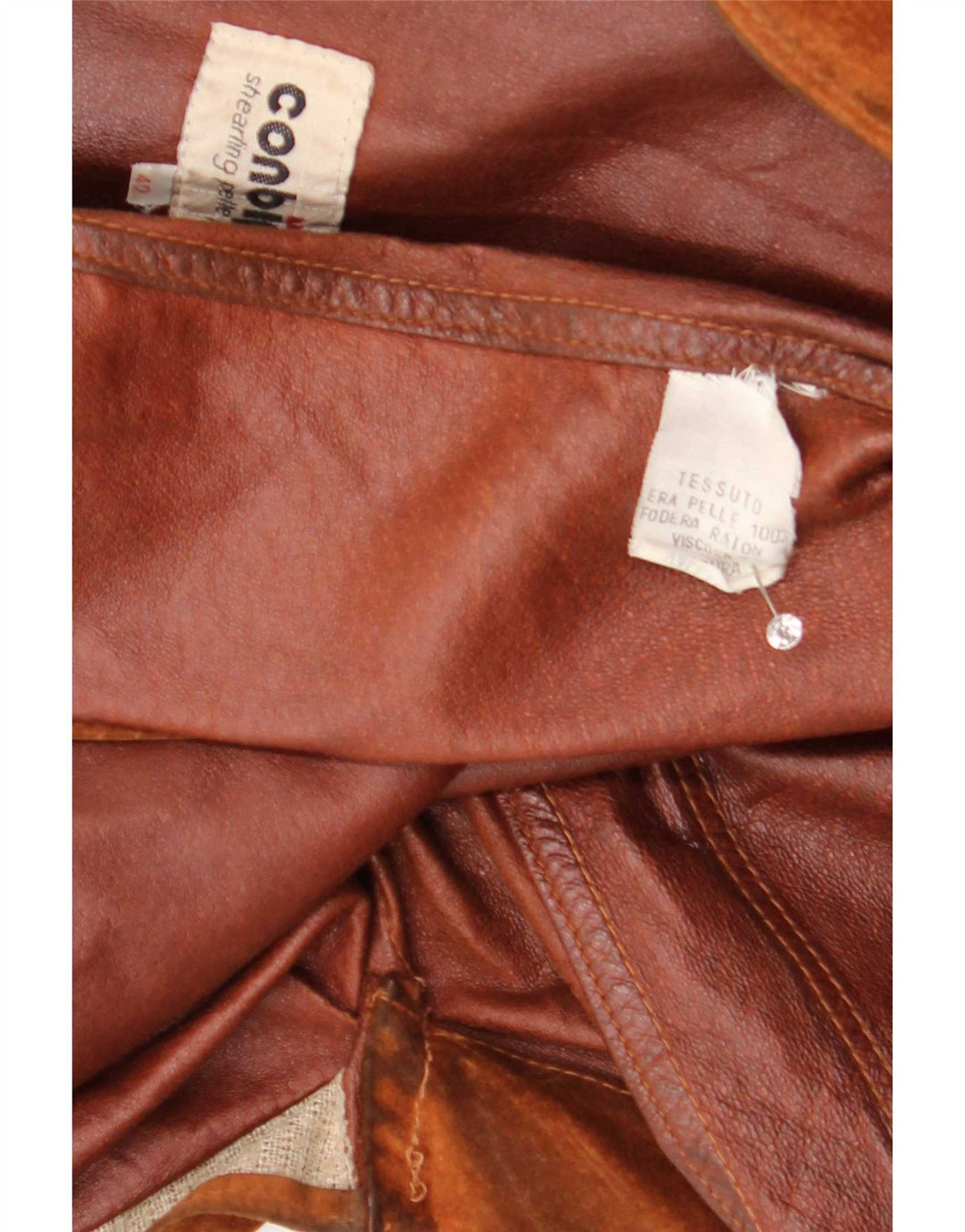 Conbipel Γυναικείο Suede Jacket IT 42 Medium Beige Leather
