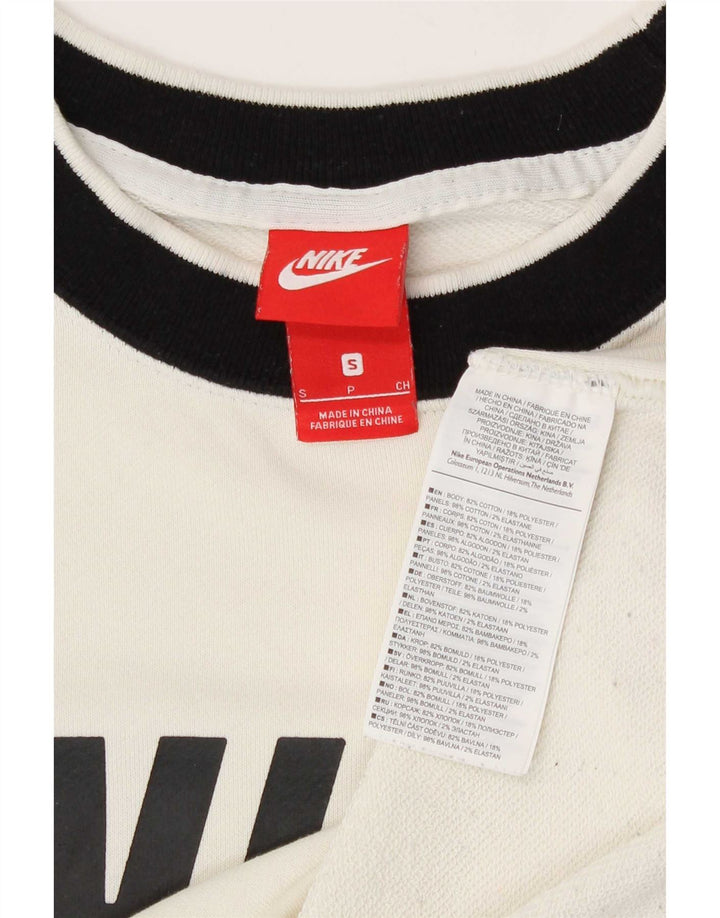 Γυναικείο γραφικό φούτερ Nike Jumper UK 10 Small White Colourblock