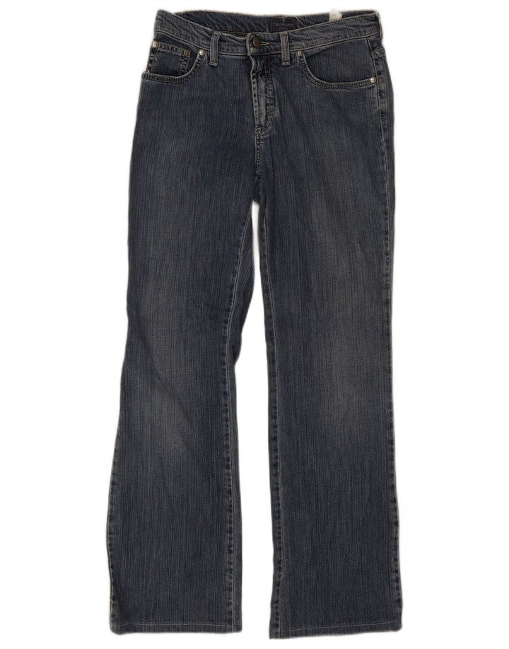 TRUSSARDI Γυναικείο Τζιν μποτάκι W27 L29 Μπλε βαμβακερό