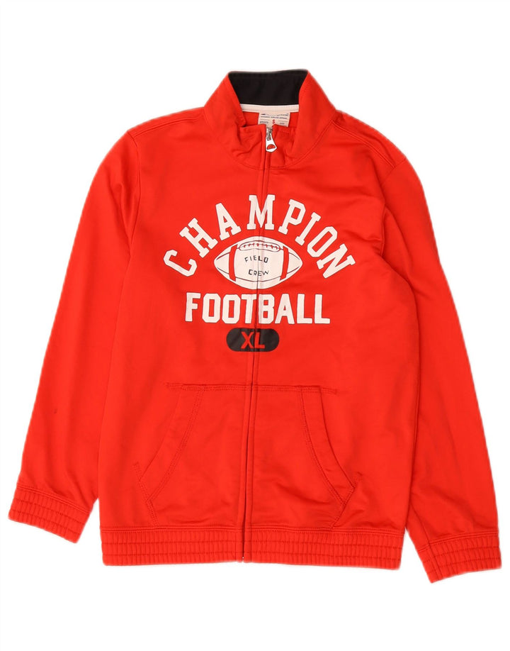 Champion Boys Graphic αθλητική φόρμα Top Jacket 7-8 ετών Μικρό κόκκινο πολυεστέρα