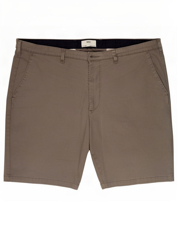 Ανδρικό σορτς Chino Marks & Spencer 2XL W42 Γκρι βαμβακερό