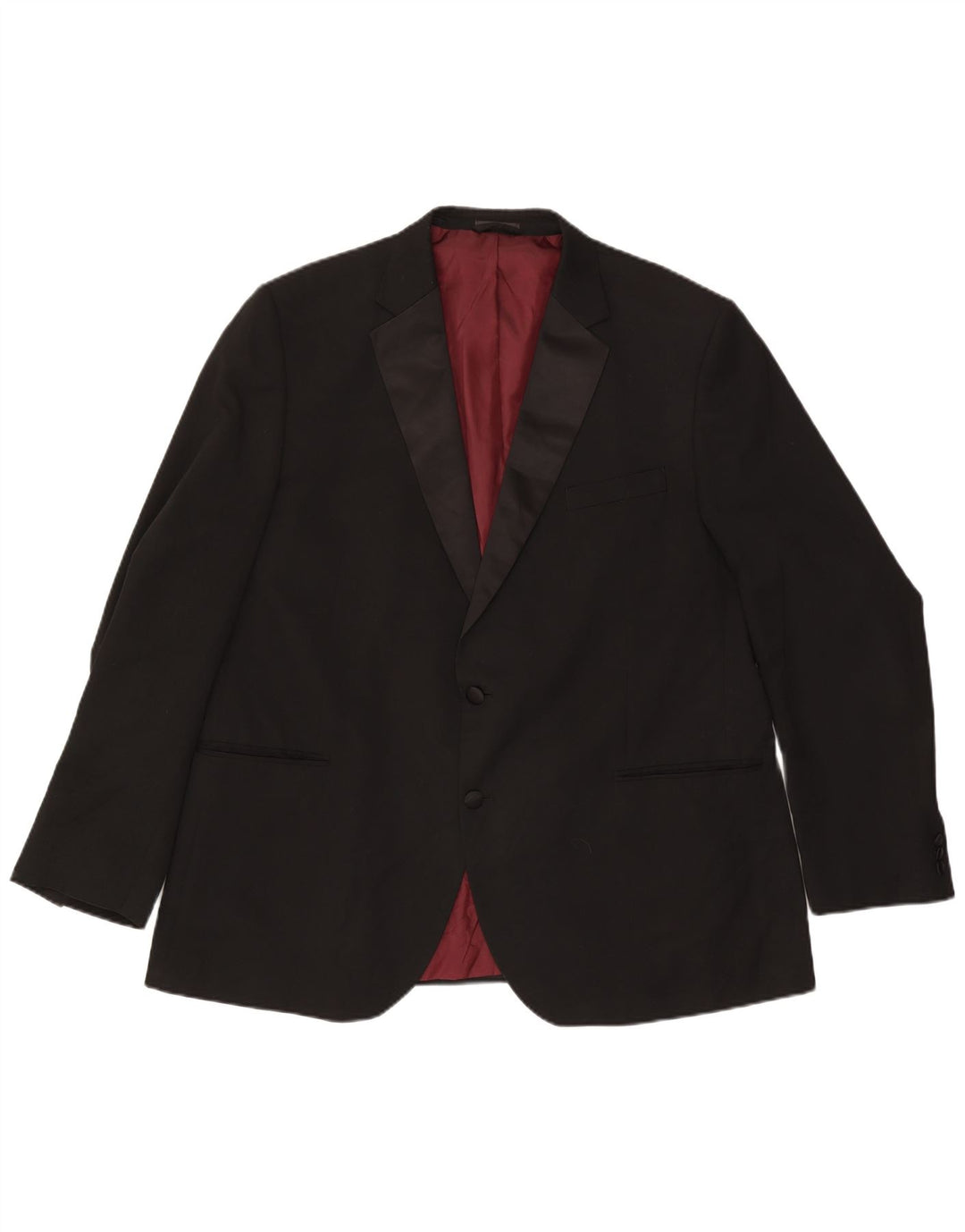 Marks & Spencer Ανδρικό τζάκετ Blazer με 2 κουμπιά κανονική εφαρμογή UK 48 2XL μαύρο
