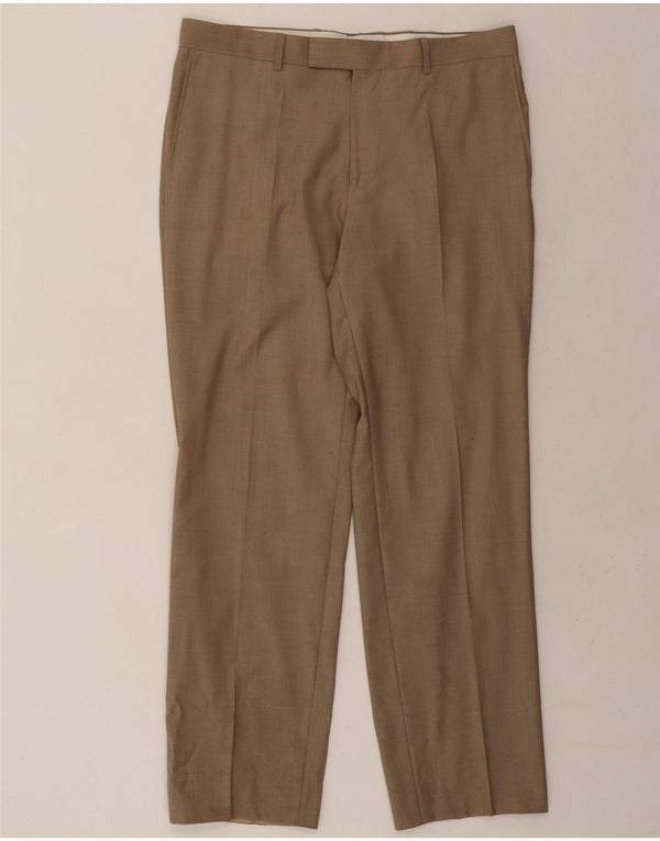 Ανδρικό ίσιο παντελόνι Hugo Boss W36 L31 Καφέ