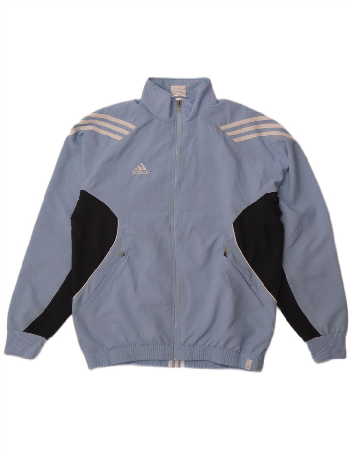 Ανδρική φόρμα Adidas Climalite Top Jacket UK 38/40 Medium Blue Colourblock