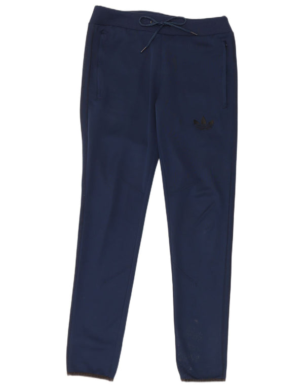 Γυναικεία αθλητική φόρμα Adidas Παντελόνι UK 10 Small Navy Blue Polyester