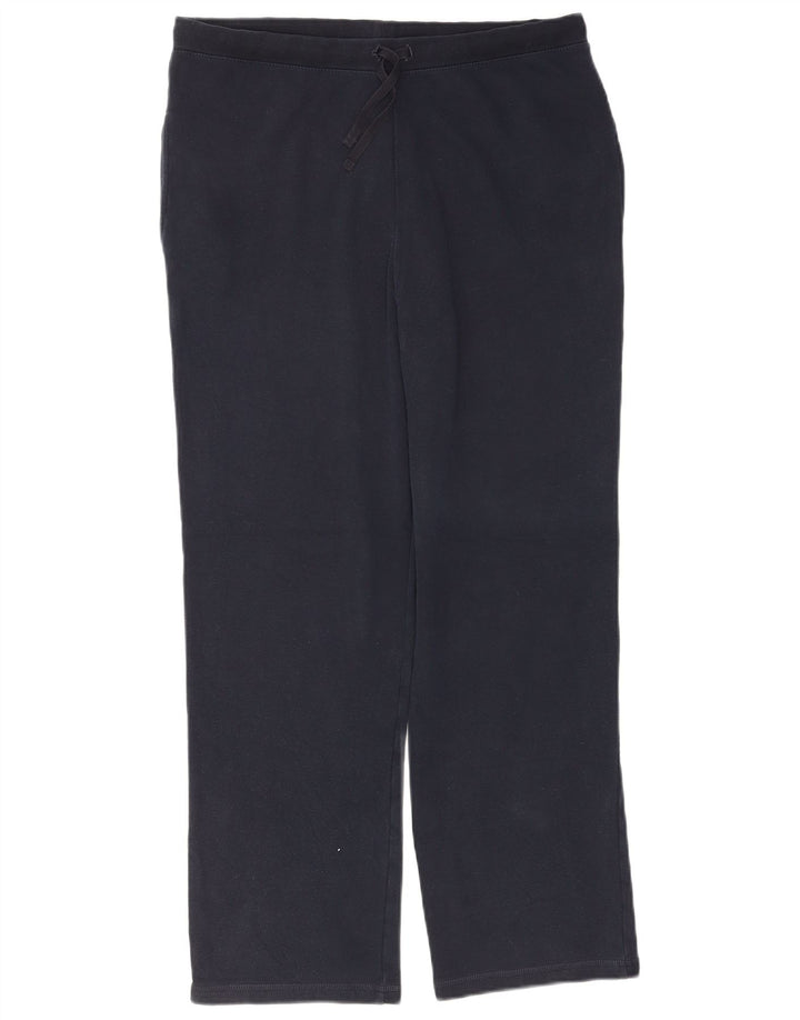 Marks & Spencer Γυναικεία φόρμα παντελόνι UK 14 Medium Navy Blue Cotton