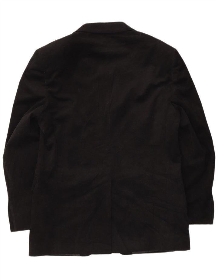 Marks & Spencer Ανδρικό βελούδινο σακάκι 2 κουμπιών UK 40 Medium Black