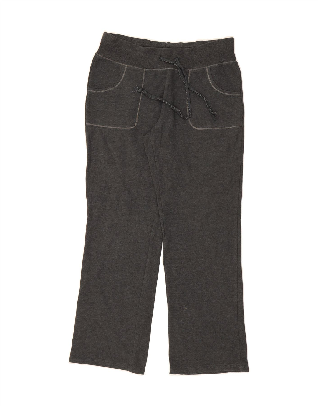 EDDIE BAUER Womens Tracksuit Trousers UK 16 Large Grey Cotton Vintage Eddie Bauer and Second-Hand Eddie Bauer from Messina Hembry 