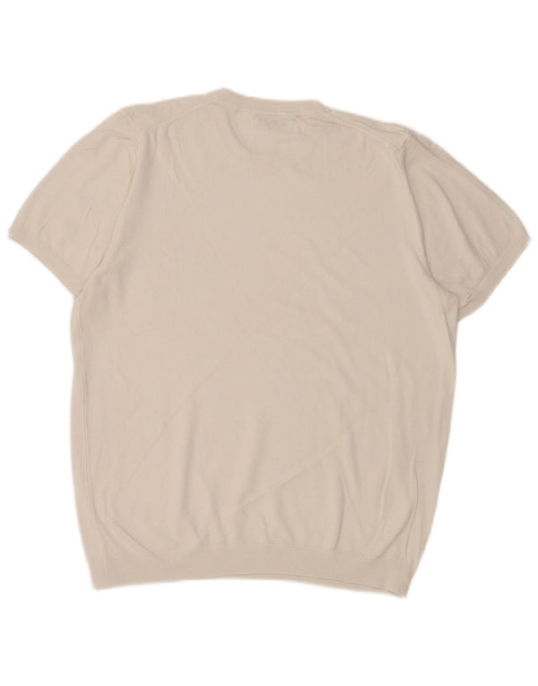 Ανδρικό T-Shirt Zara Top Medium Λευκό