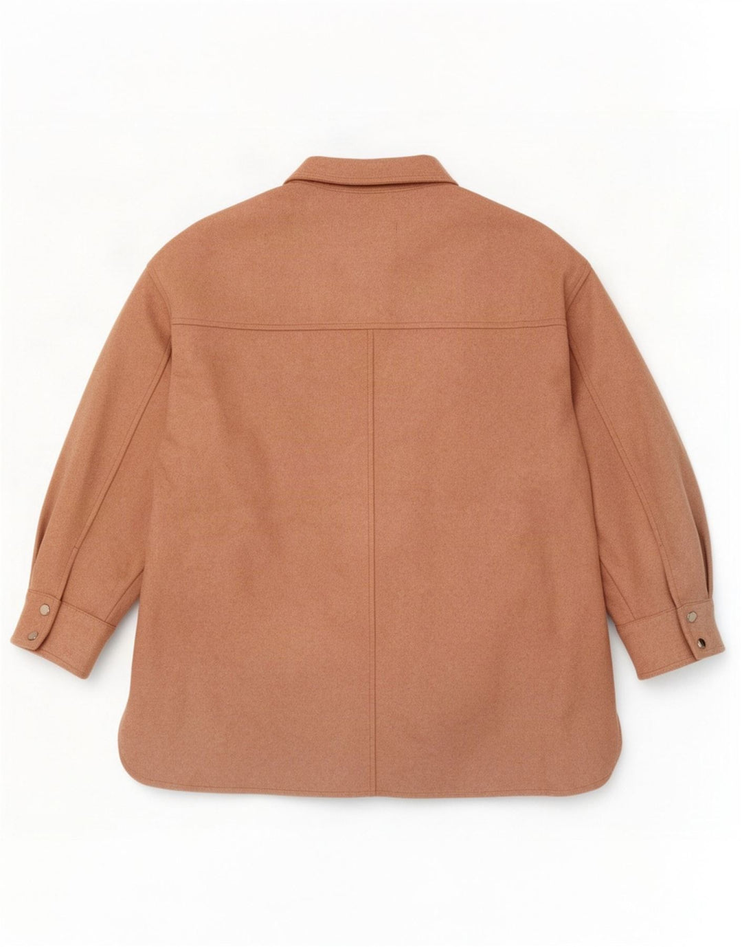 Zara Γυναικείο Shacket Oversized Jacket UK 14 Medium Pink Polyester