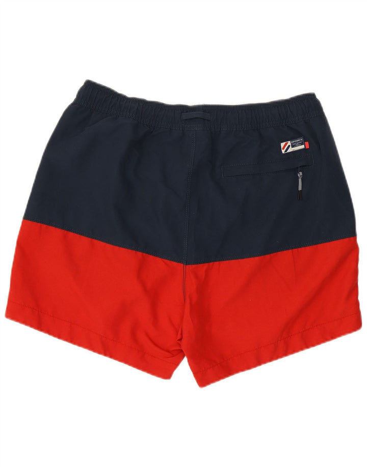 Ανδρικό σορτς κολύμβησης Superdry, μεσαίο μπλε ναυτικό, πολυεστέρας
