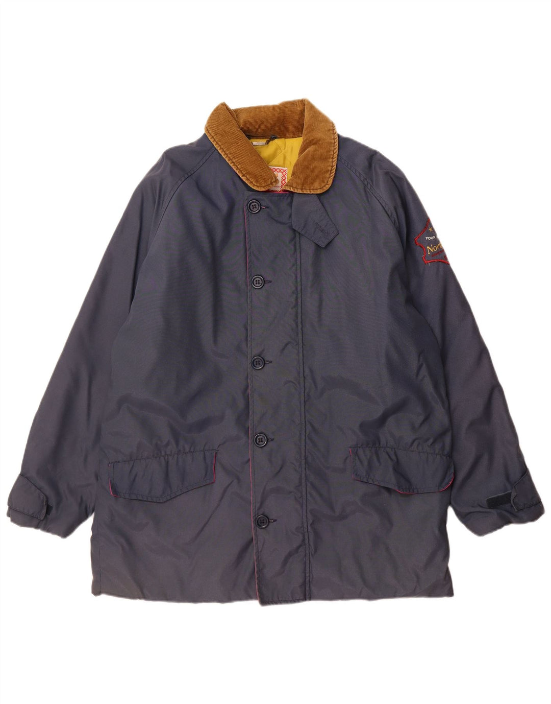 Ανδρικό μπουφάν Carrera Windbreaker UK 42 XL Navy Blue Colorblock Πολυαμίδιο