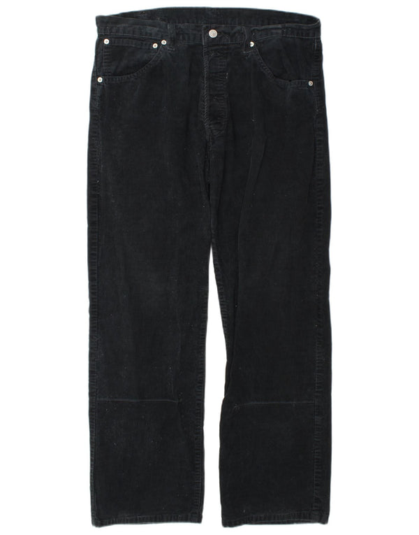 Levi's Mens 511 Straight Corduroy Παντελόνι W36 L30 Navy Blue Cotton