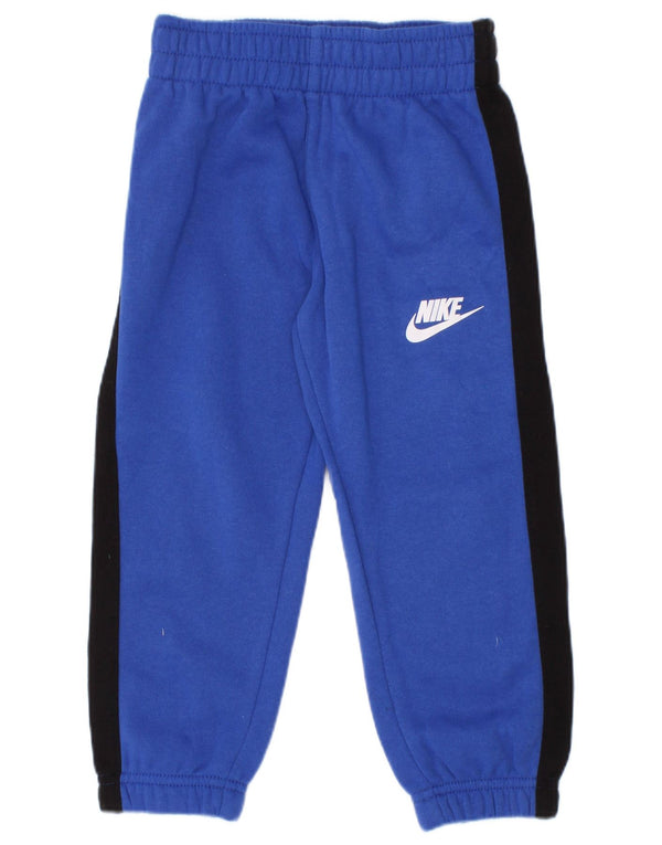 Παντελόνι αθλητικής φόρμας Nike Boys Joggers 2-3 ετών Μπλε χρώματος βαμβακερό