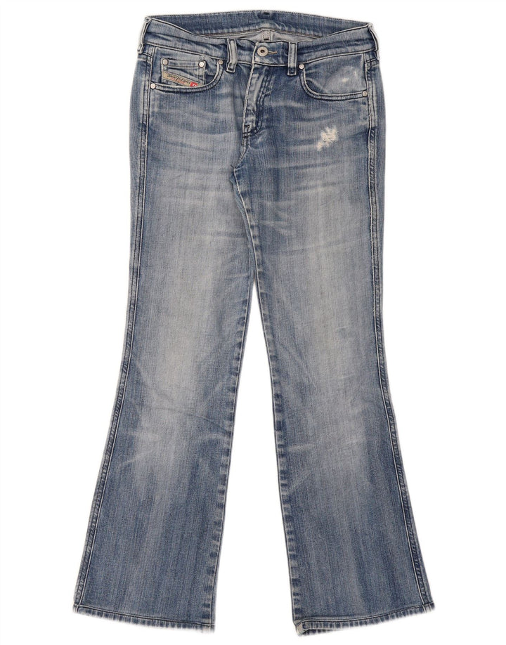 Diesel Γυναικείο Distressed Bootcut Jeans W29 L29 Μπλε βαμβακερό