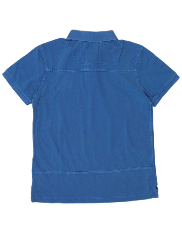 Ανδρικό μπλουζάκι Timberland με μεσαίο μπλε βαμβάκι