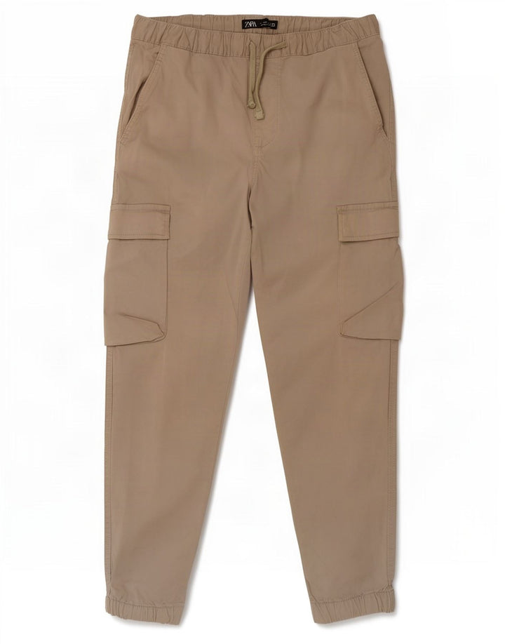 Zara Ανδρικό παντελόνι Joggers Cargo Medium W31 L26 Beige