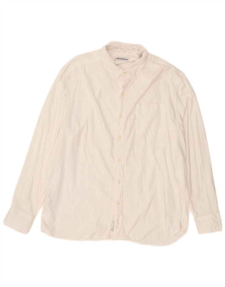 Tommy Bahama ανδρικό πουκάμισο μεγάλο λευκό Lyocell