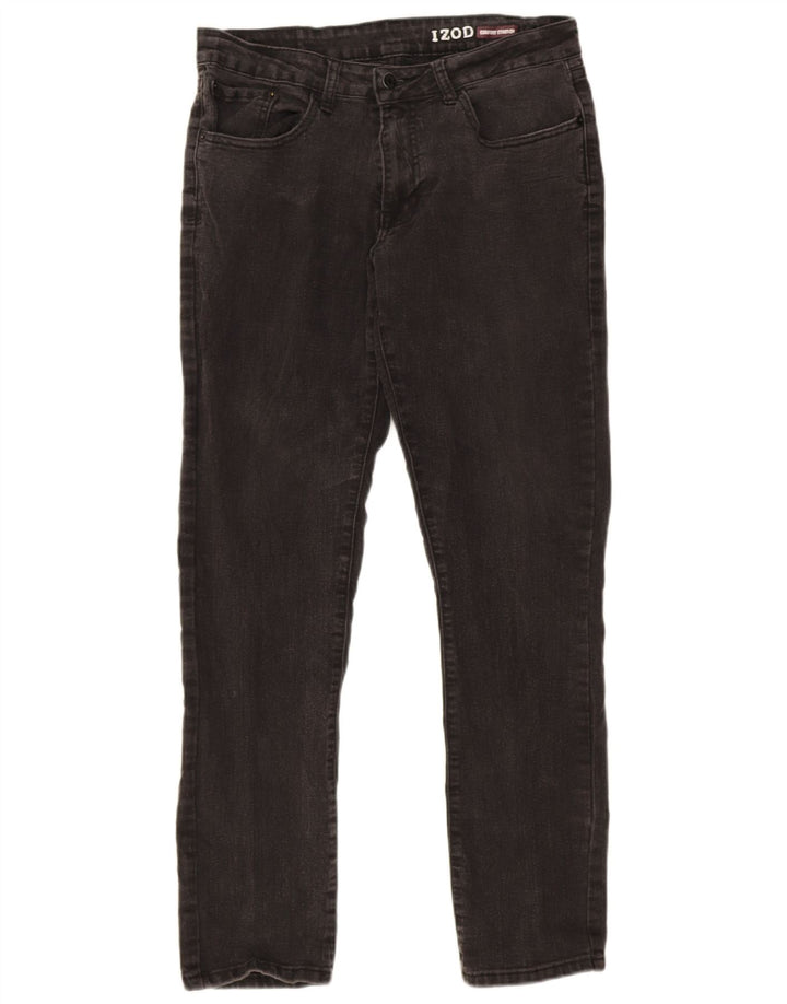 Γυναικείο Stretch τζιν Izod W32 L32 Γκρι βαμβακερό