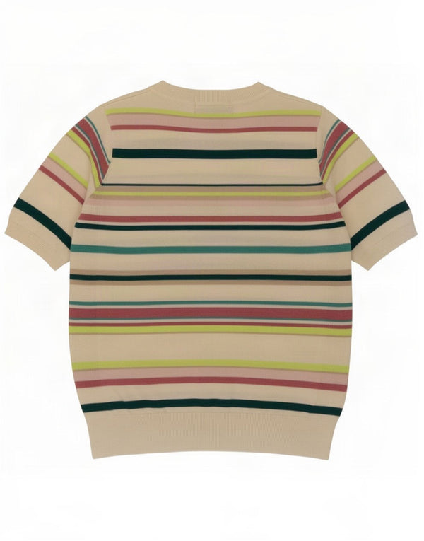 Marks & Spencer Womens Crew Neck Jumper Sweater UK 10 Small Multicoloured