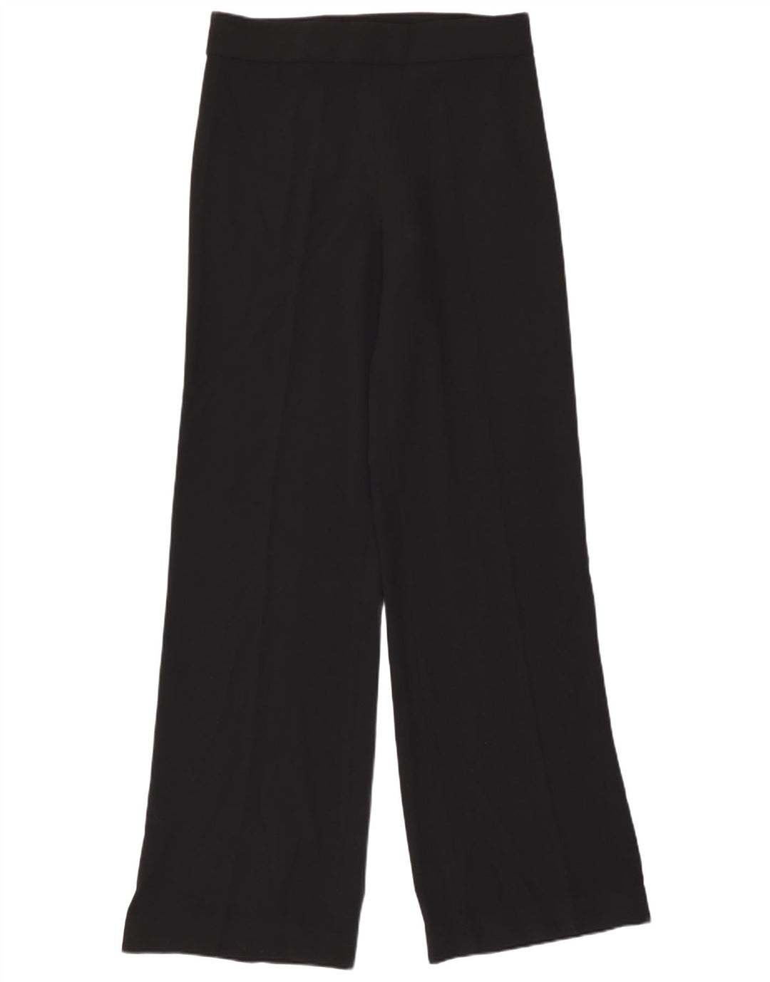 Zara Γυναικείο φαρδύ παντελόνι Casual Medium W30 L33 Μαύρο πολυεστέρα