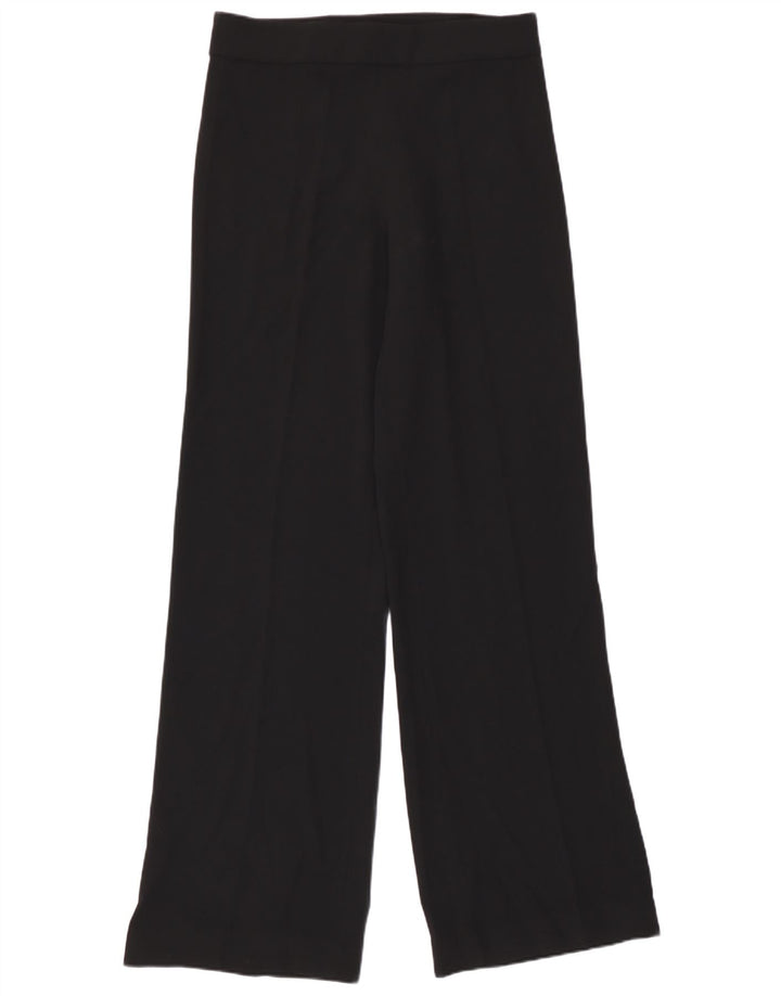 Zara Γυναικείο φαρδύ παντελόνι Casual Medium W30 L33 Μαύρο πολυεστέρα
