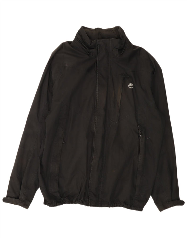 Ανδρικό μπουφάν Timberland Windbreaker UK 44 2XL Μαύρο βαμβακερό
