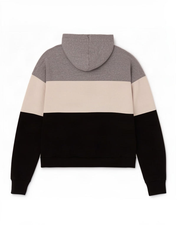Fred Perry Γυναικεία γραφικά κουκούλα άλτης UK 10 Small Grey Colourblock