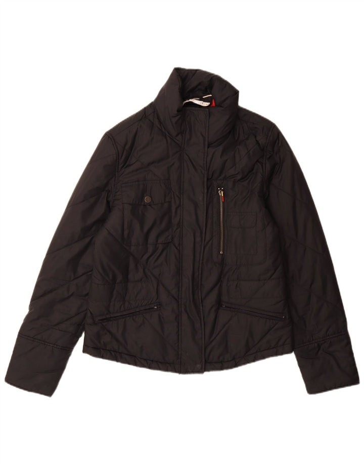 Tommy Hilfiger Γυναικείο μπουφάν UK 16 Large Black Polyester