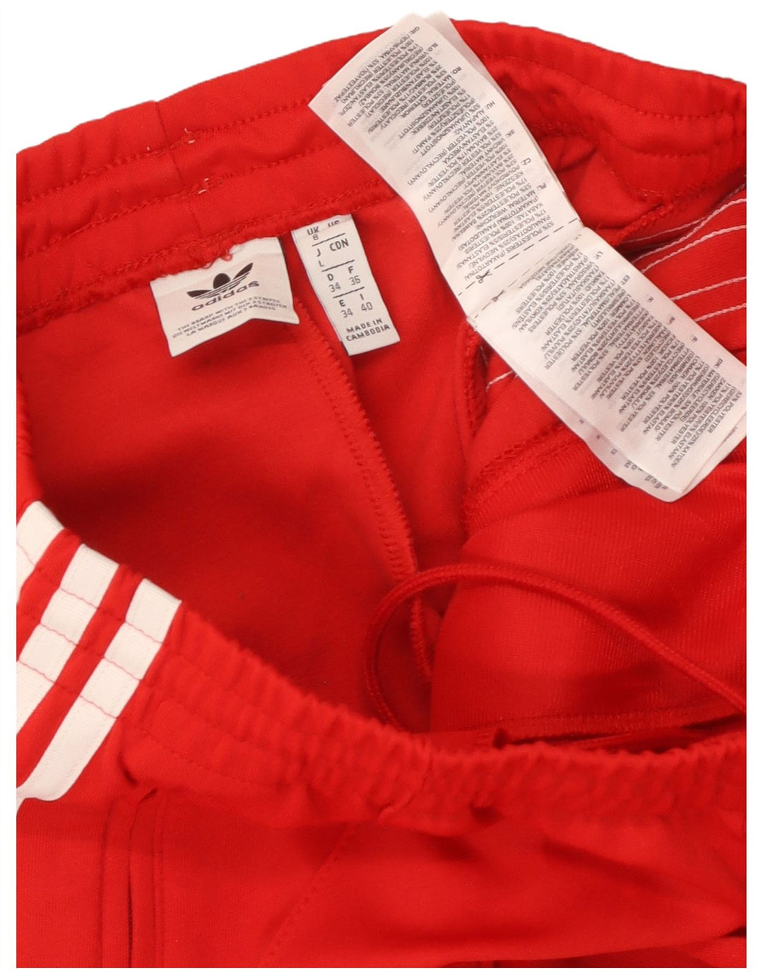 Adidas Γυναικεία φόρμα παντελόνι UK 8 Small Red Polyester