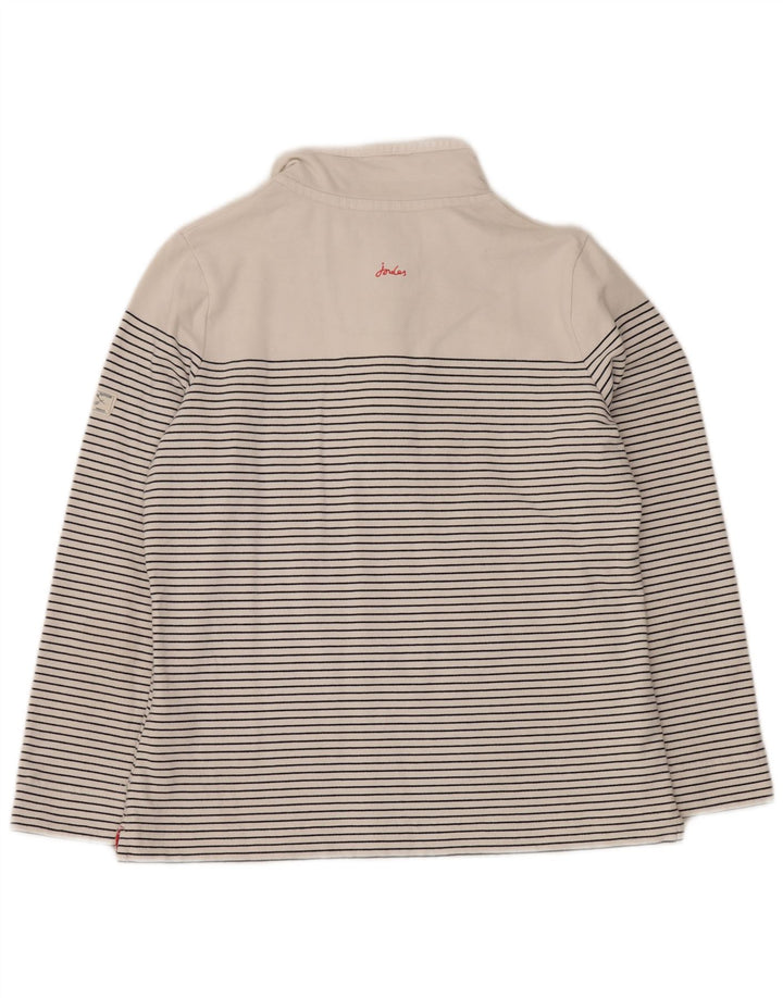 JOULES Γυναικείο Φούτερ Jumper UK 14 Medium Off White ριγέ