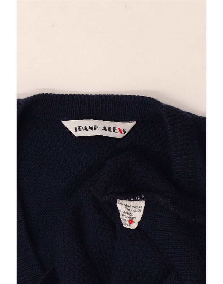 Ανδρικό γιλέκο Frank Alexs Tank Top Medium Navy Blue Wool