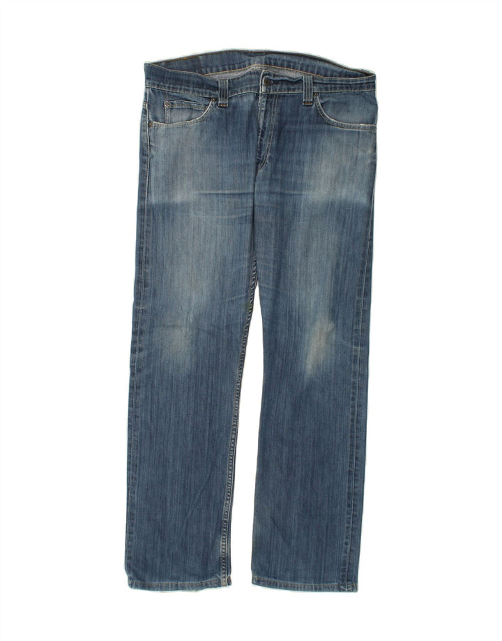 Ανδρικό τζιν LEVI'S ίσιο W38 L32 Μπλε βαμβακερό