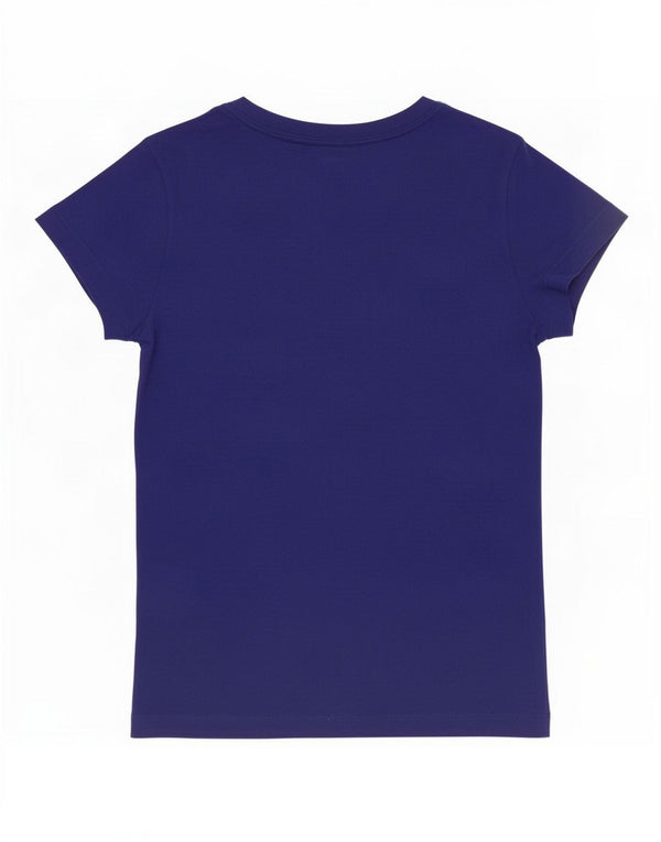 Diesel Γυναικείο γραφικό T-Shirt Top UK 10 Small Purple