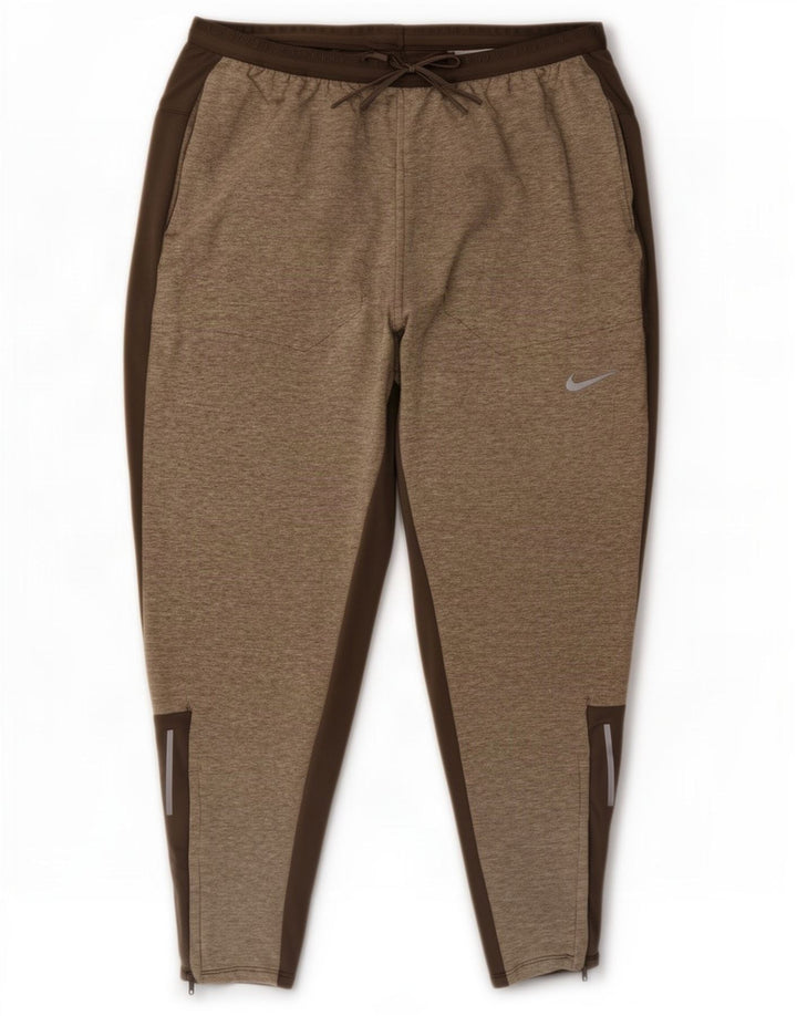 Ανδρική φόρμα γυμναστικής Nike Therma-Fit Παντελόνι με μεγάλο γκρι πολυεστέρα