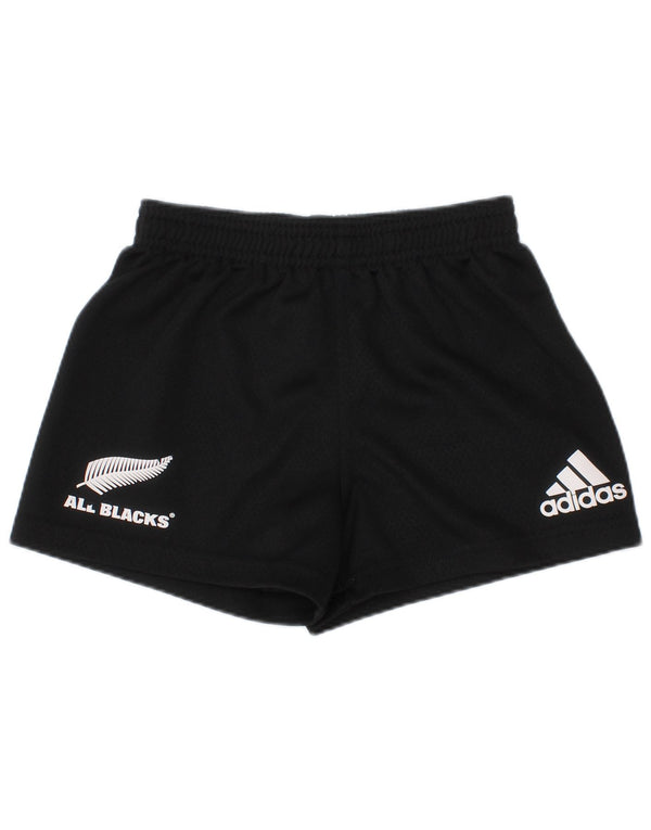 Γραφικό αθλητικό σορτς Adidas Boys New Zealand 4-5 ετών μαύρο πολυεστέρα
