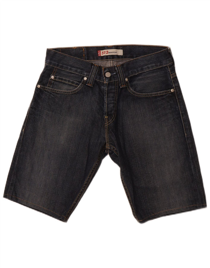 LEVI'S Ανδρικό 512 λεπτό τζιν σορτς W29 μικρό μπλε βαμβακερό