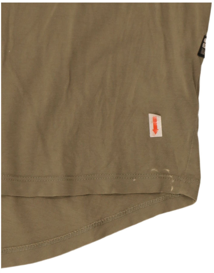 Ανδρικό T-Shirt G-Star Top Medium Khaki Cotton