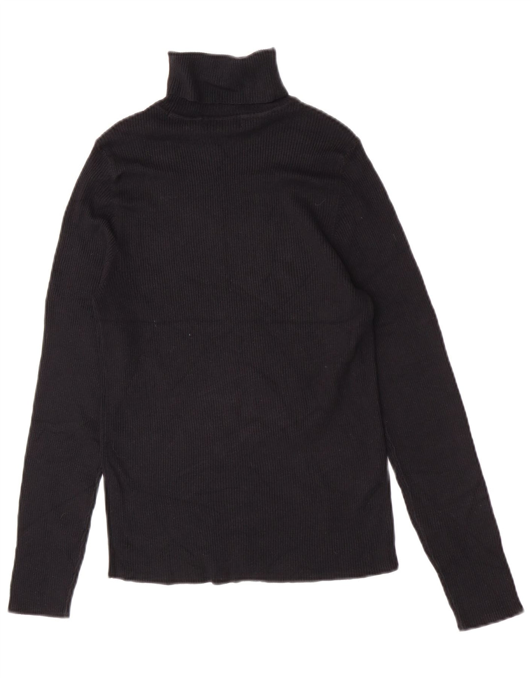 Marks & Spencer Γυναικείο πουλόβερ με ρολό λαιμόκοψη UK 12 Medium Black
