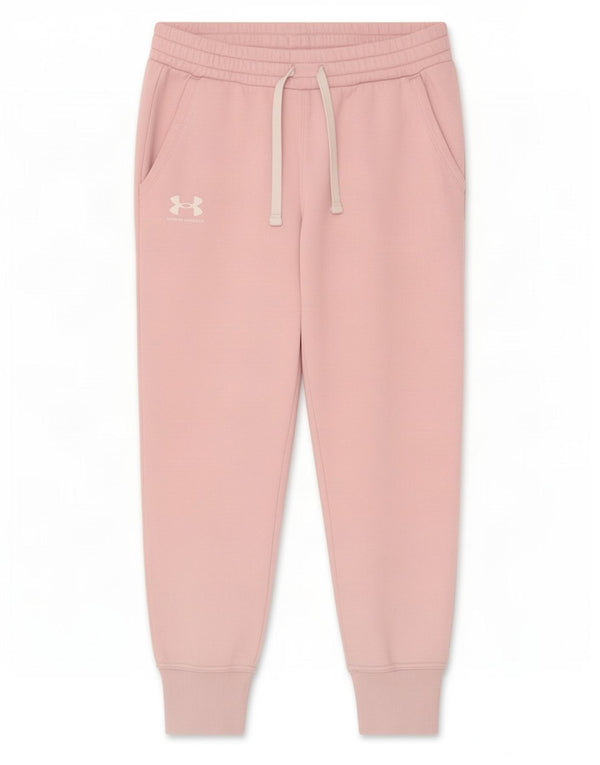 Under Armour Γυναικεία αθλητική φόρμα Παντελόνι Joggers UK 14 Μεσαίο Ροζ Βαμβακερό