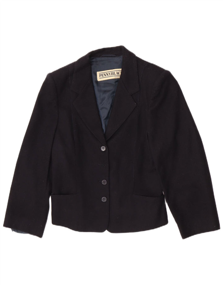 Penny Black Γυναικείο Μπουφάν με 3 κουμπιά σακάκι UK 10 Small Wool