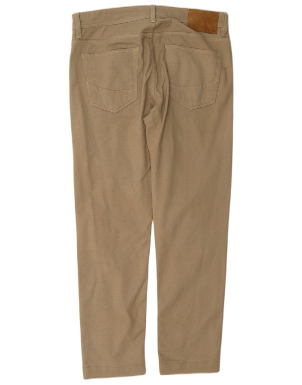 SIVIGLIA Ανδρικό Slim Casual Παντελόνι W34 L30 Μπεζ Βαμβακερό
