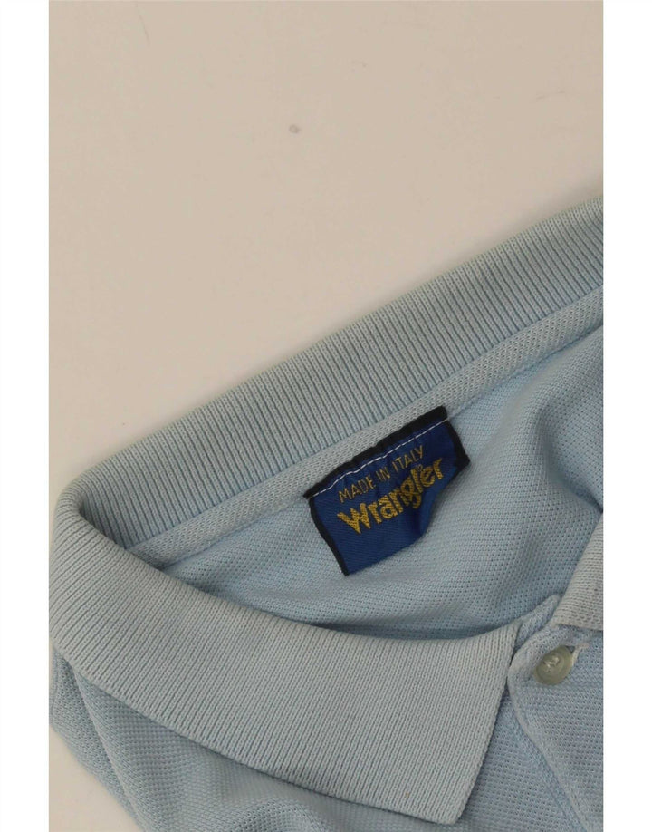 Ανδρικό πουκάμισο πόλο Wrangler μεσαίο μπλε